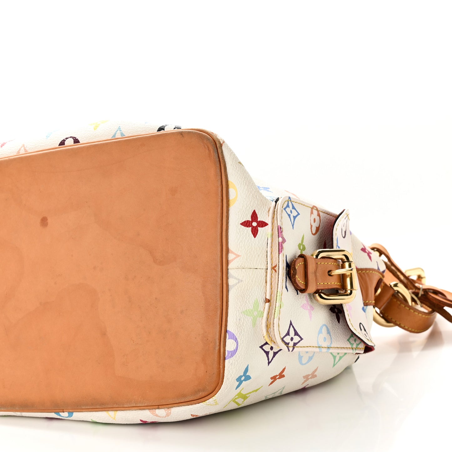 Monogram Multicolor Petit Noe White