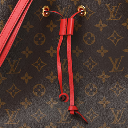 Louis Vuitton Monogram Neonoe MM Coquelicot 7 of 10