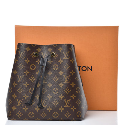 Louis Vuitton Monogram Neonoe MM Black 8 of 8