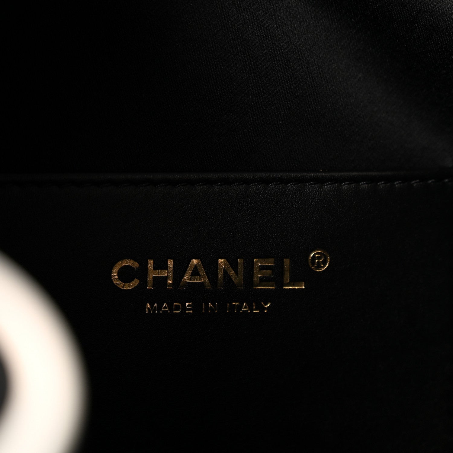 Chanel Calfskin Quilted Mini Chanel 25 Handbag Black White 5 of 9