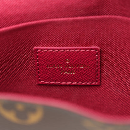 Louis Vuitton Monogram Pochette Felicie Chain Wallet Fuchsia 6 of 11