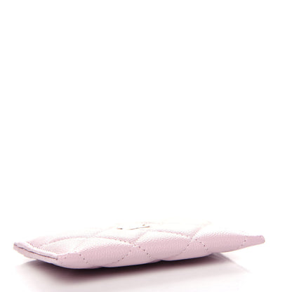 Chanel Caviar Quilted Card Holder Light Pink 4 of 9