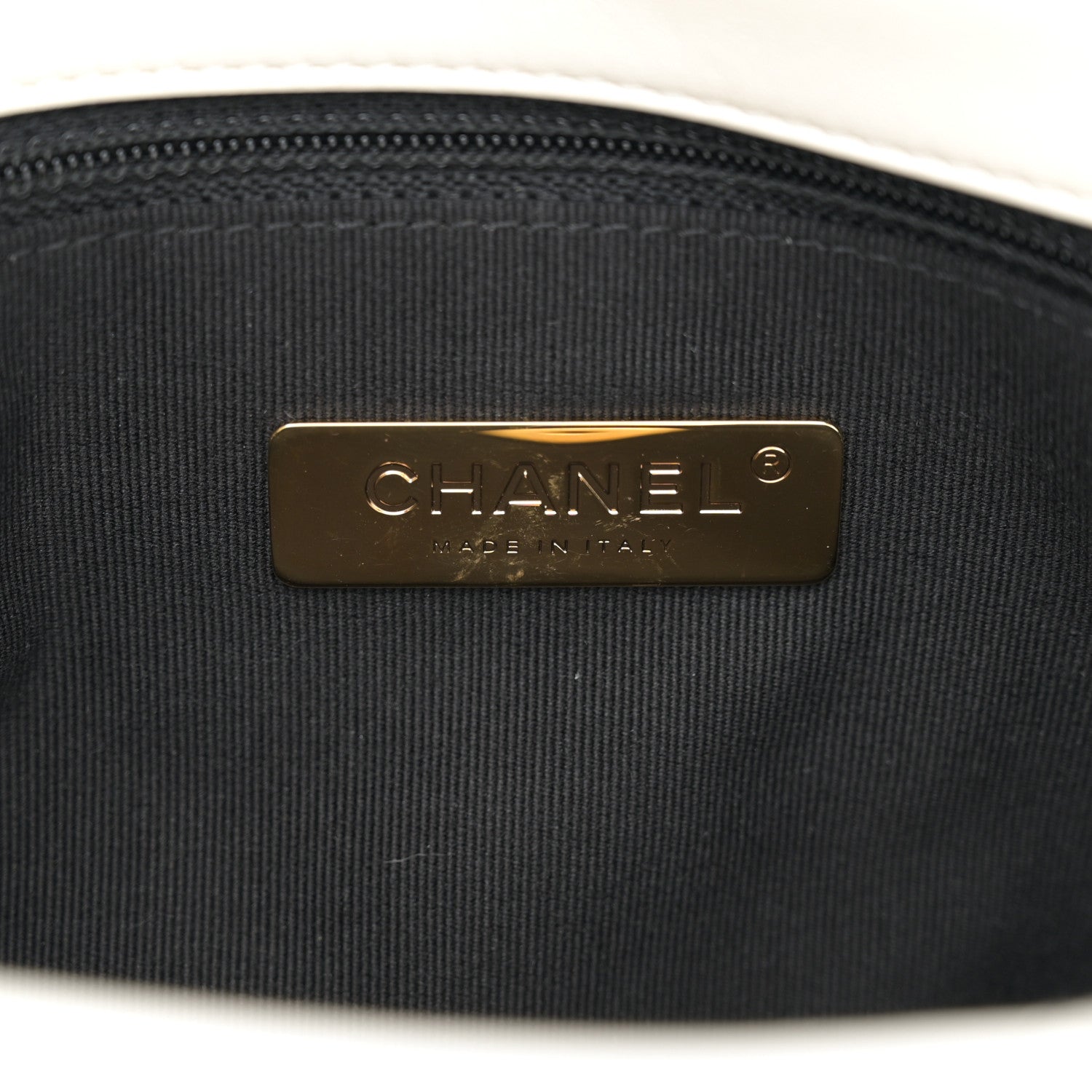 Chanel Lambskin Quilted Large Chanel 19 Flap White 6 of 10