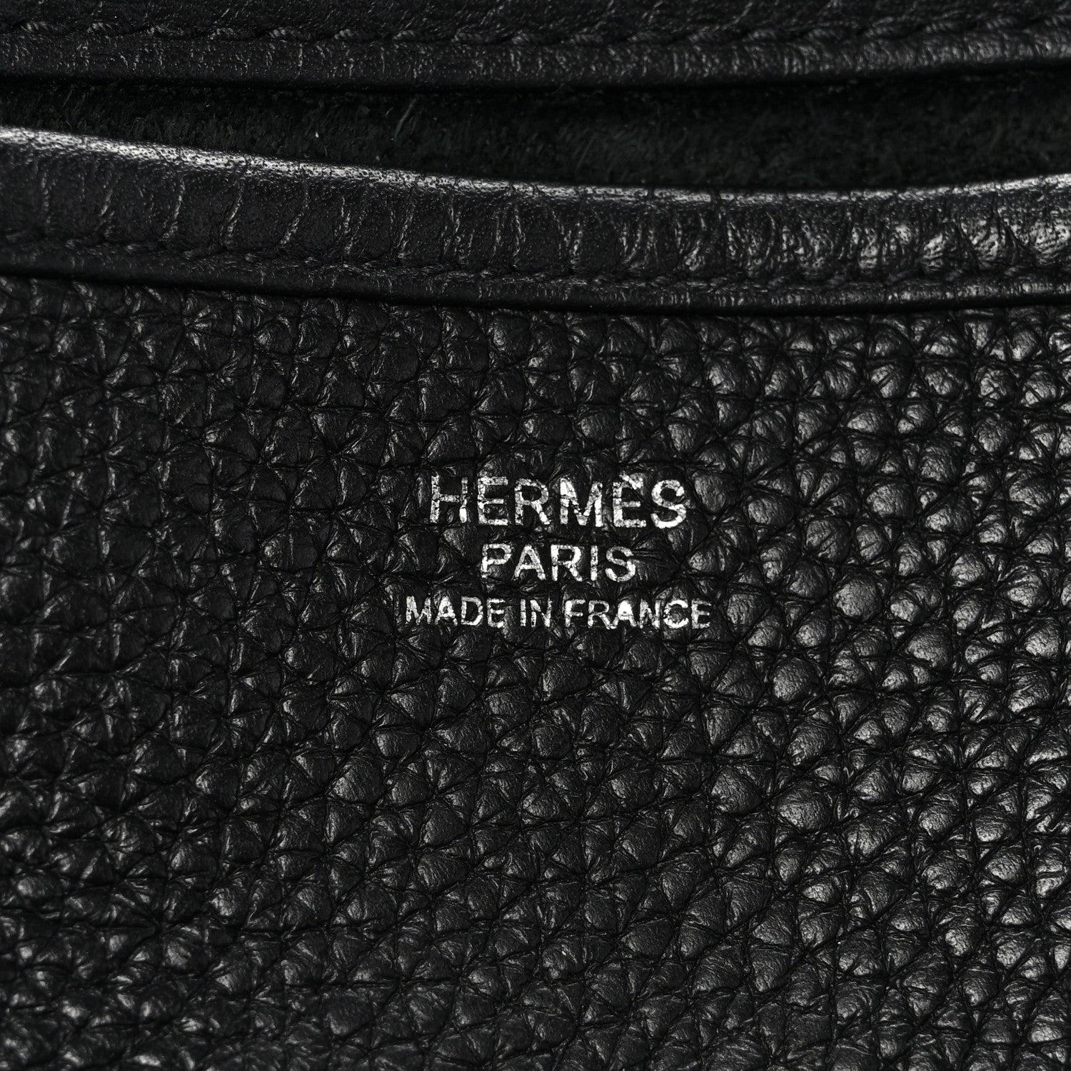 Hermes Taurillon Clemence Evelyne III GM Black 6 of 13