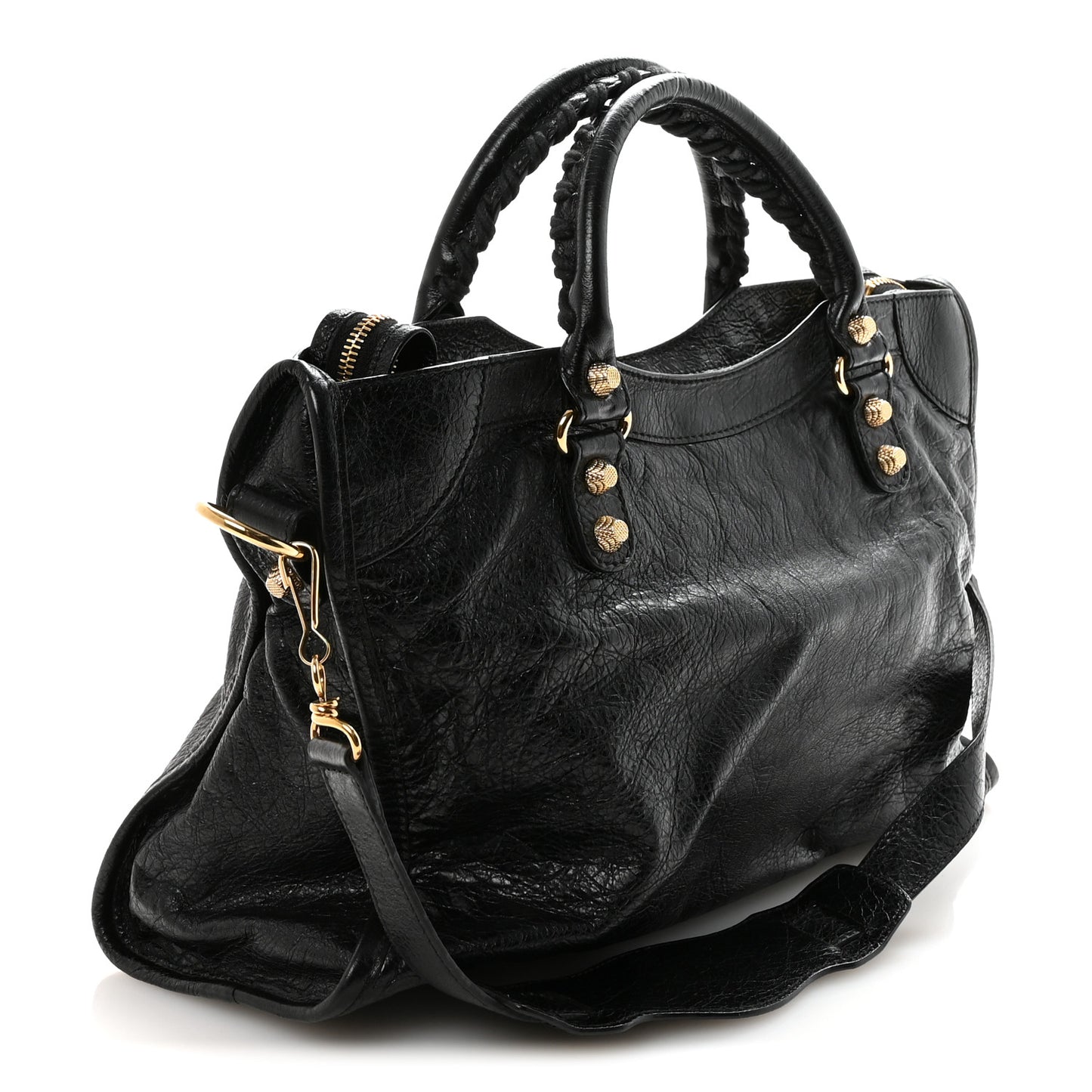 Agneau Giant 12 Gold Hardware City Black