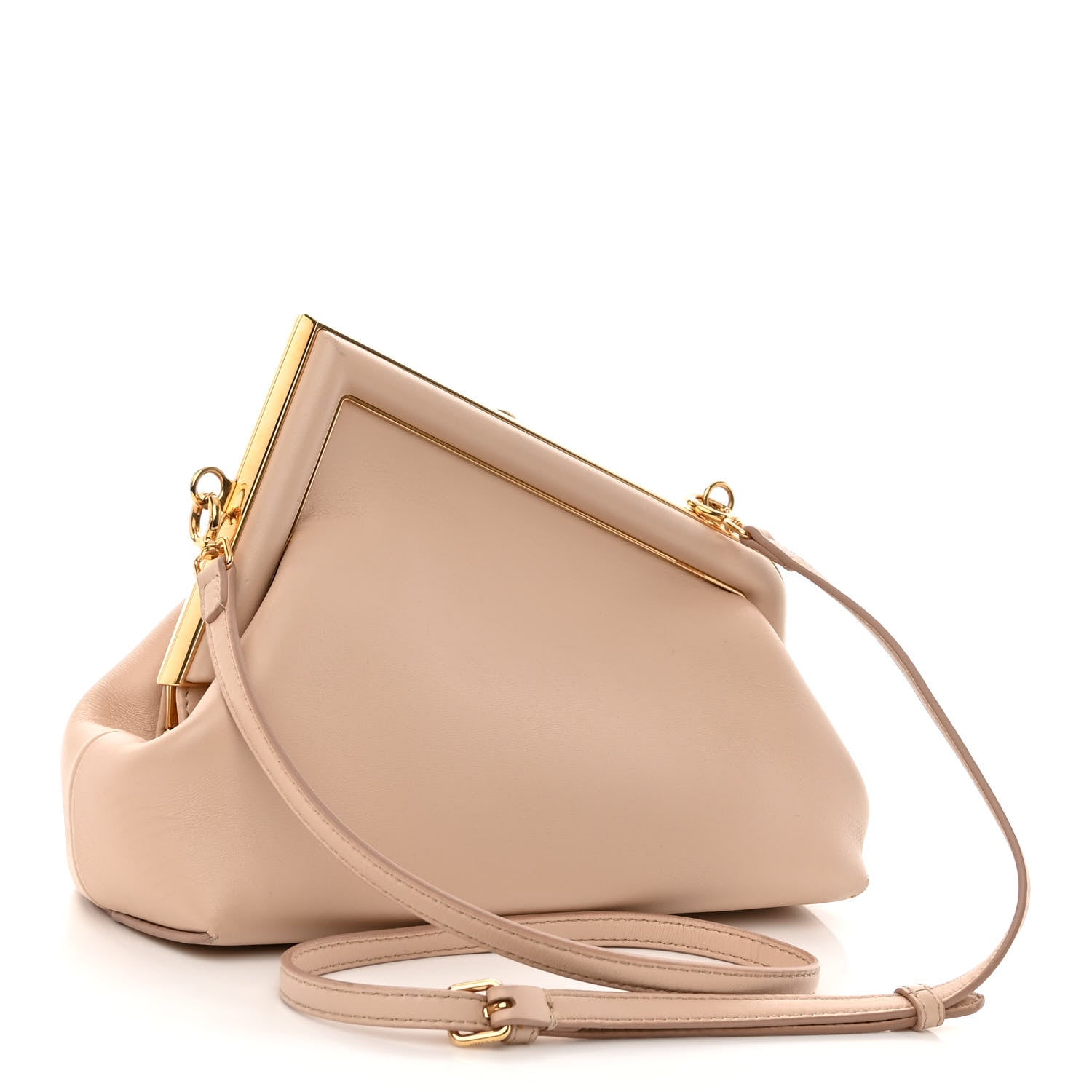 Fendi Shiny Nappa Small Fendi First Poudre 3 of 10