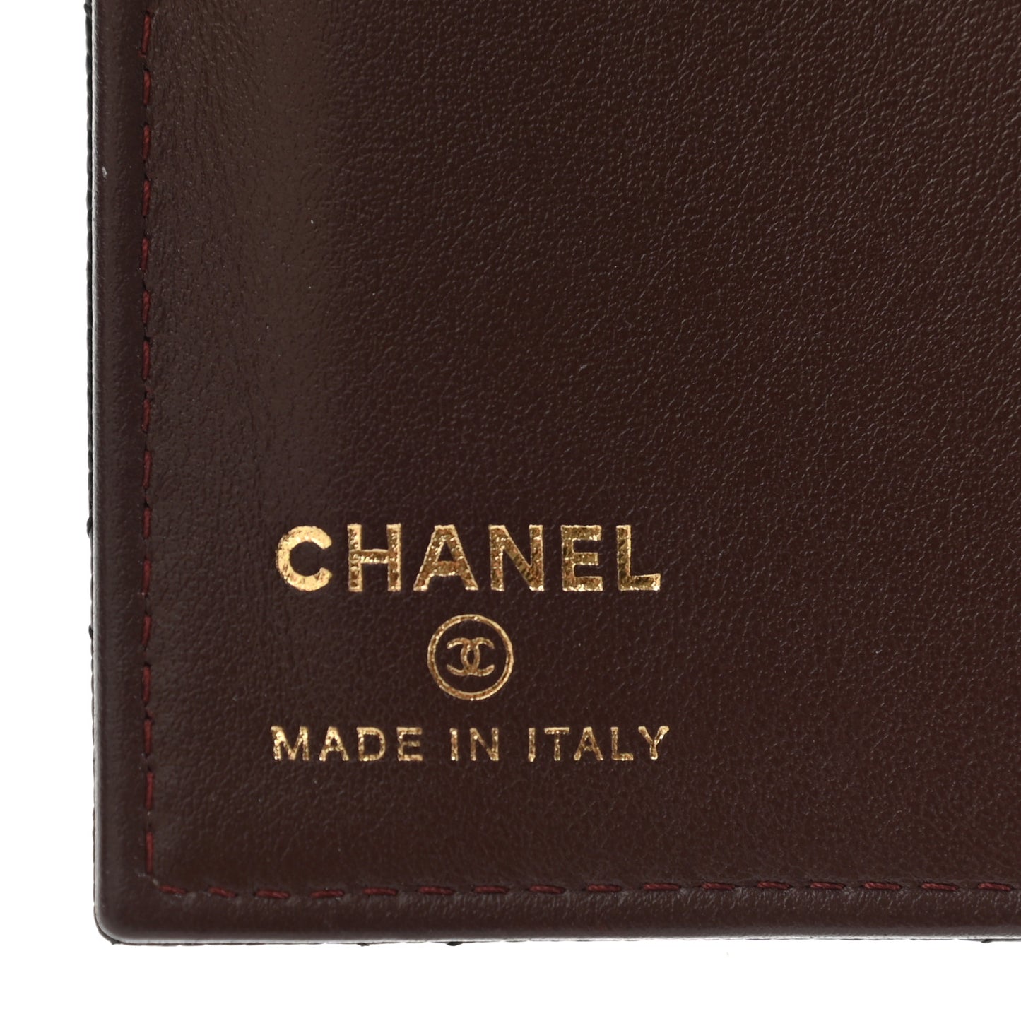 Caviar Quilted Passport Holder Black
