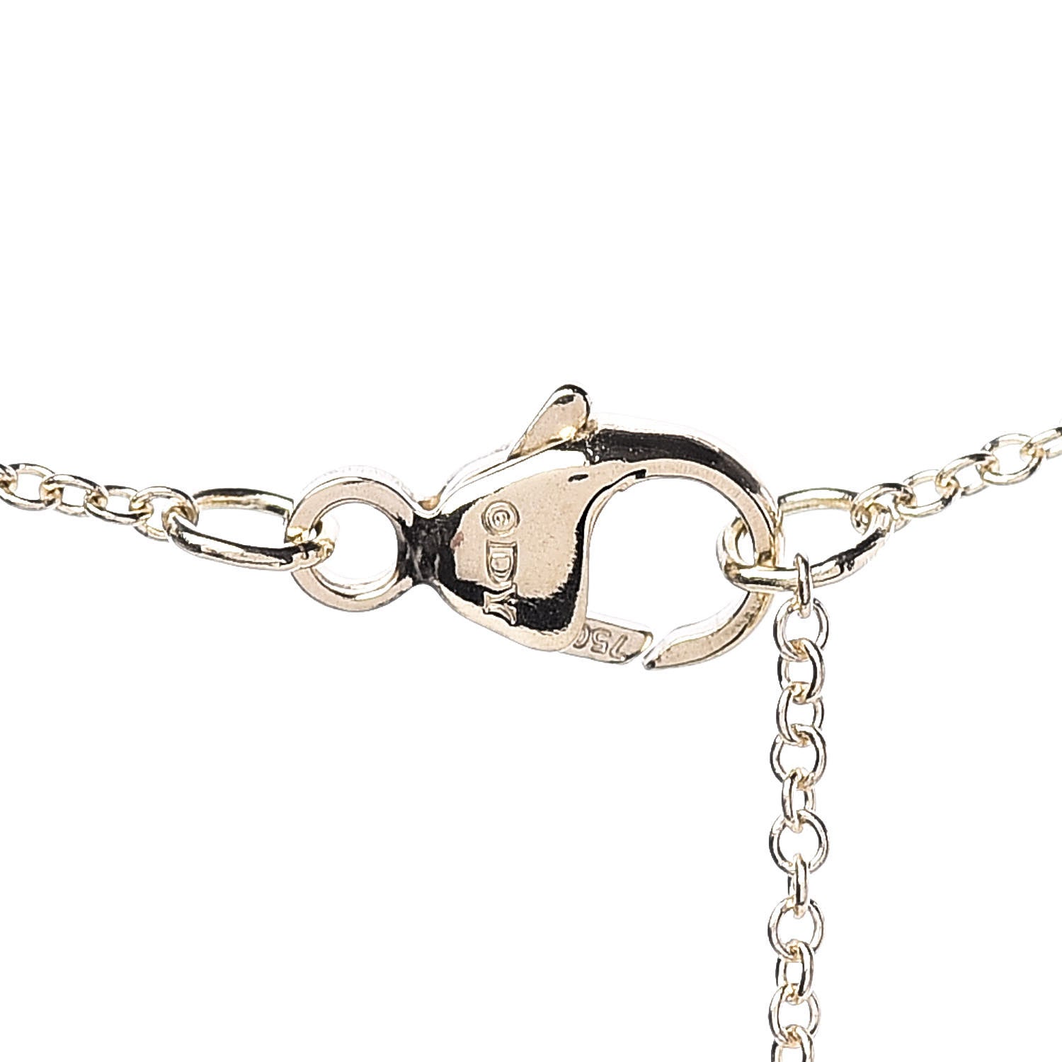David Yurman 18K Yellow Gold Sapphire North Star Birthstone Charm Pendant Necklace 7 of 7