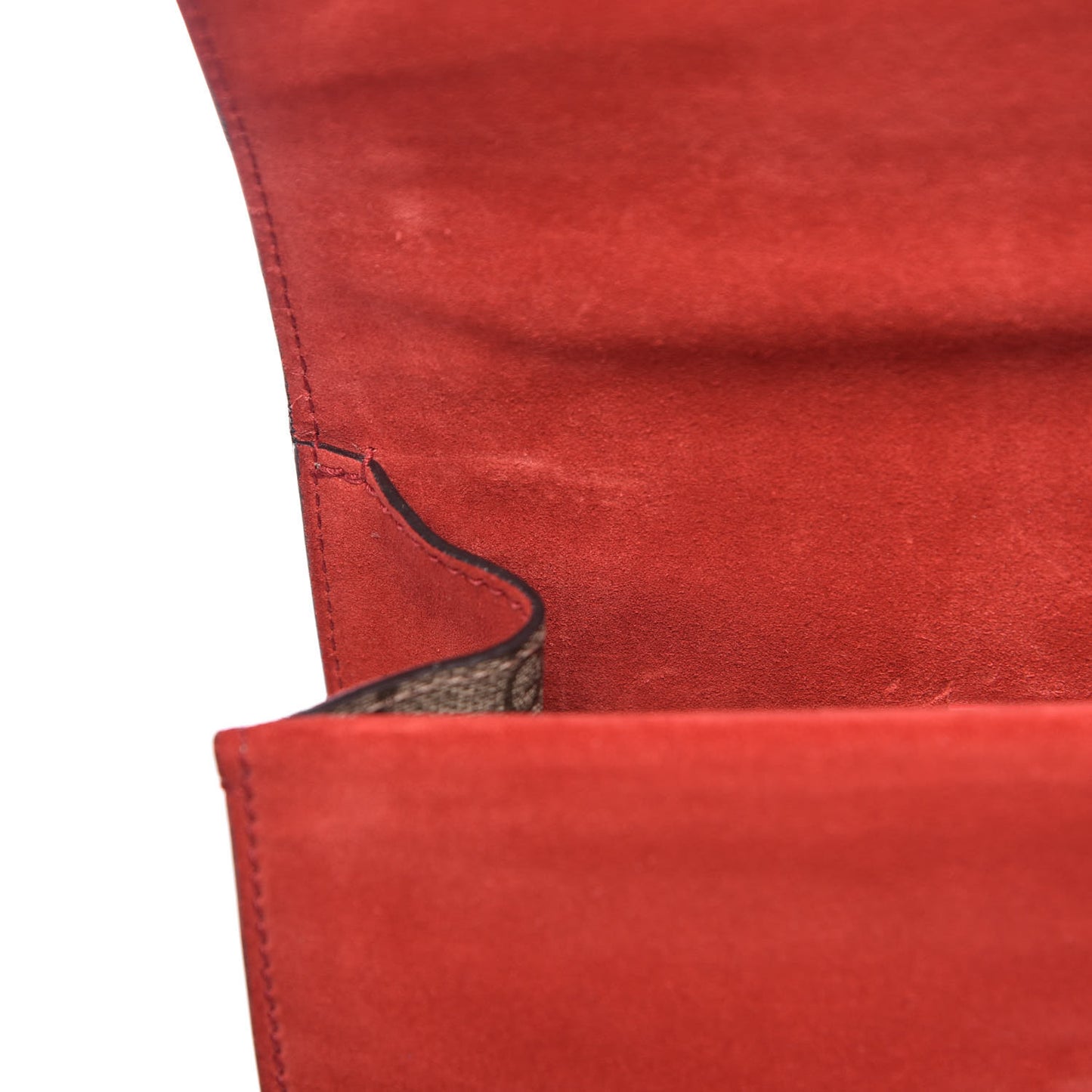 GG Supreme Monogram Mini Dionysus Shoulder Bag Hibiscus Red