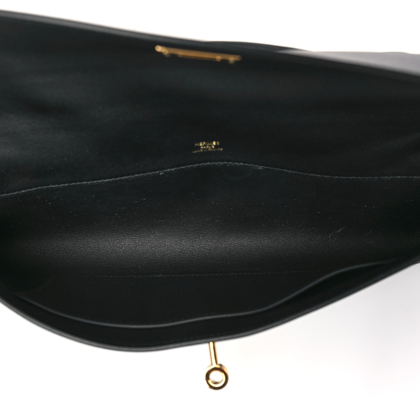 Swift Kelly Cut Clutch Pochette Black
