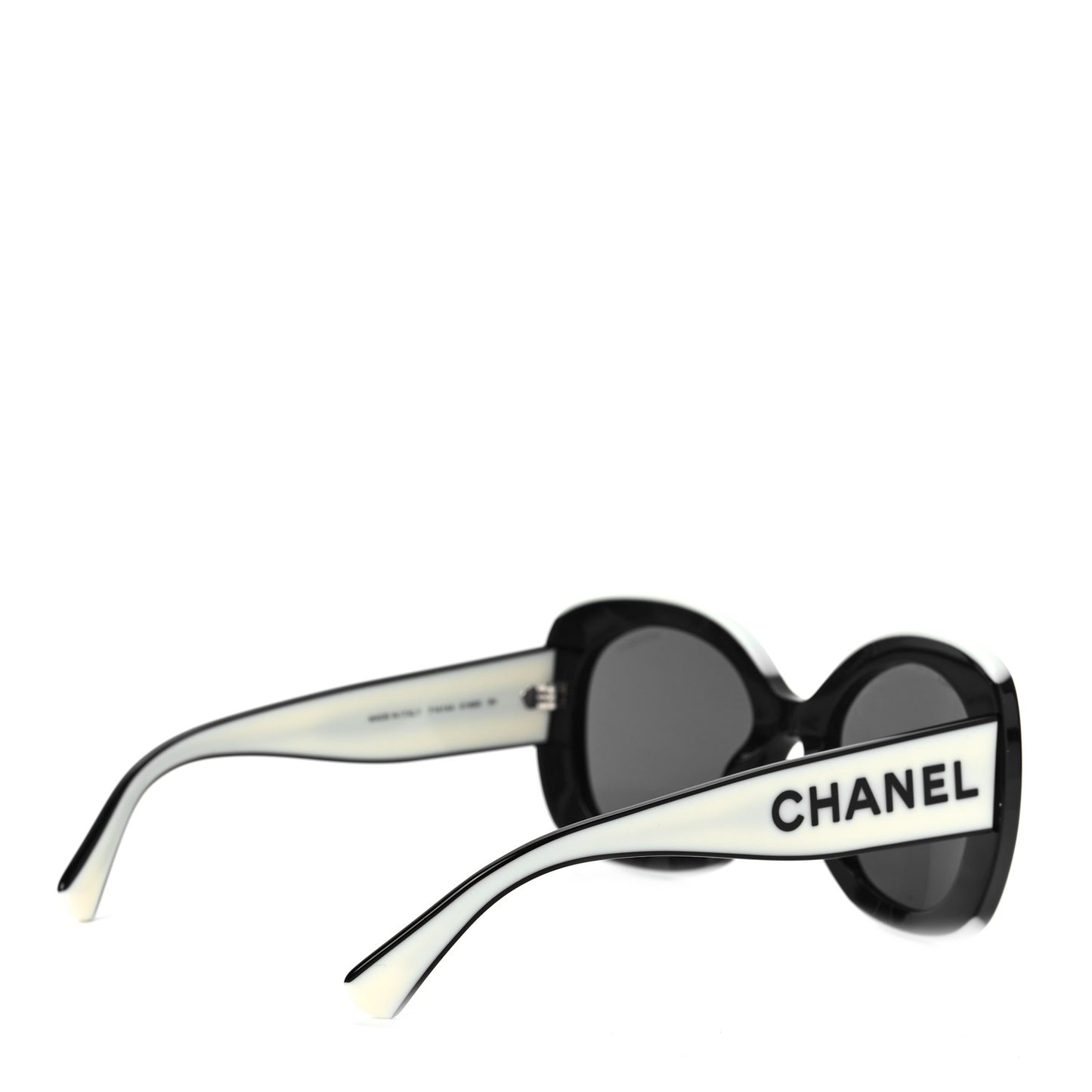 Acetate Sunglasses 71414 Black White