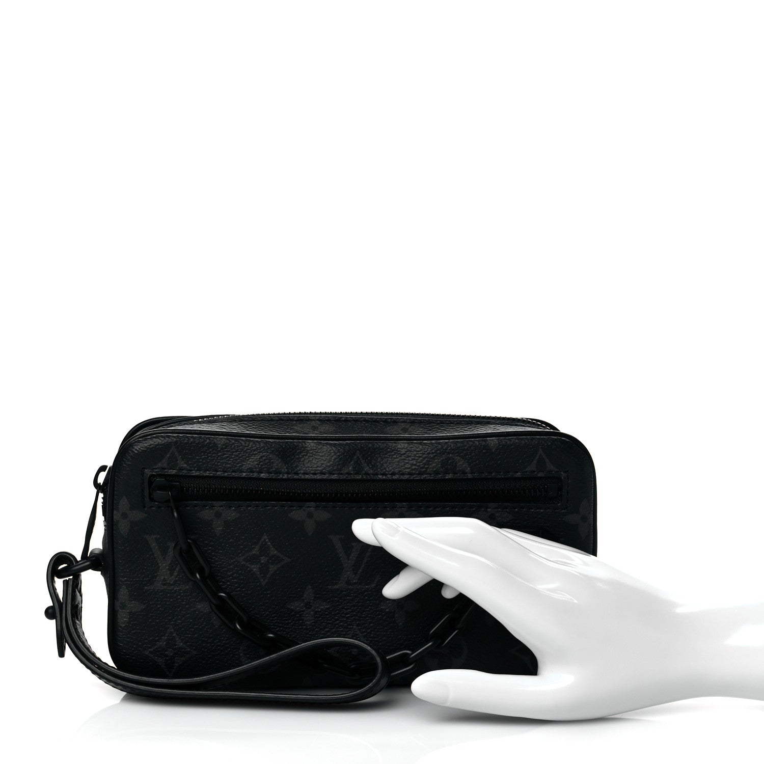 Louis Vuitton Monogram Eclipse Pochette Volga 3 of 10