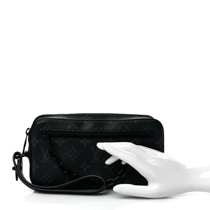 Louis Vuitton Monogram Eclipse Pochette Volga 3 of 10