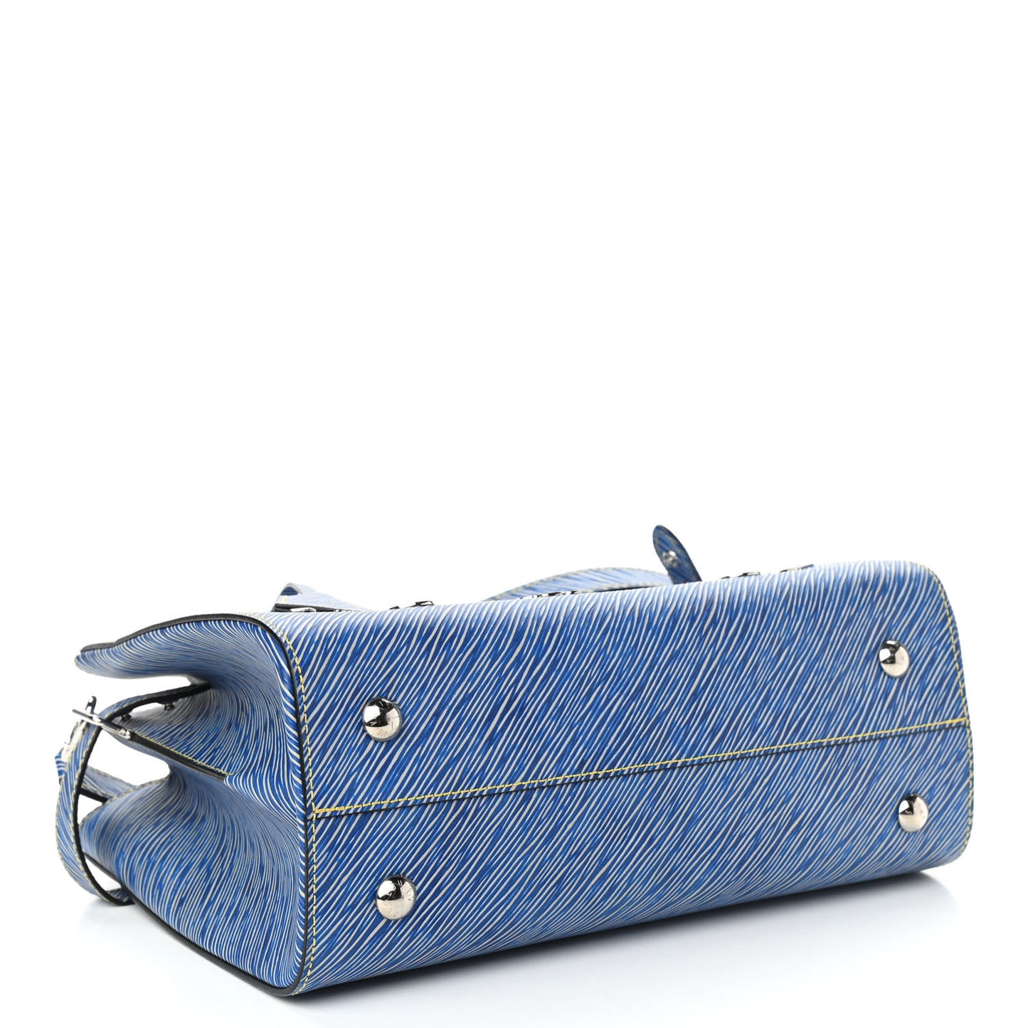 Epi Pins Twist Tote Denim Light