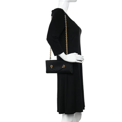 Tom Ford Satin Small Chain Clutch Bag Black 2 of 11