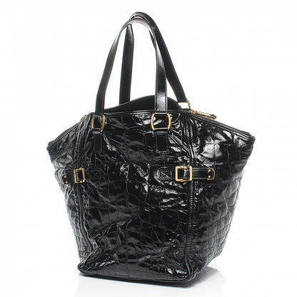 Saint Laurent Patent Croc Medium Downtown Tote 9 of 11
