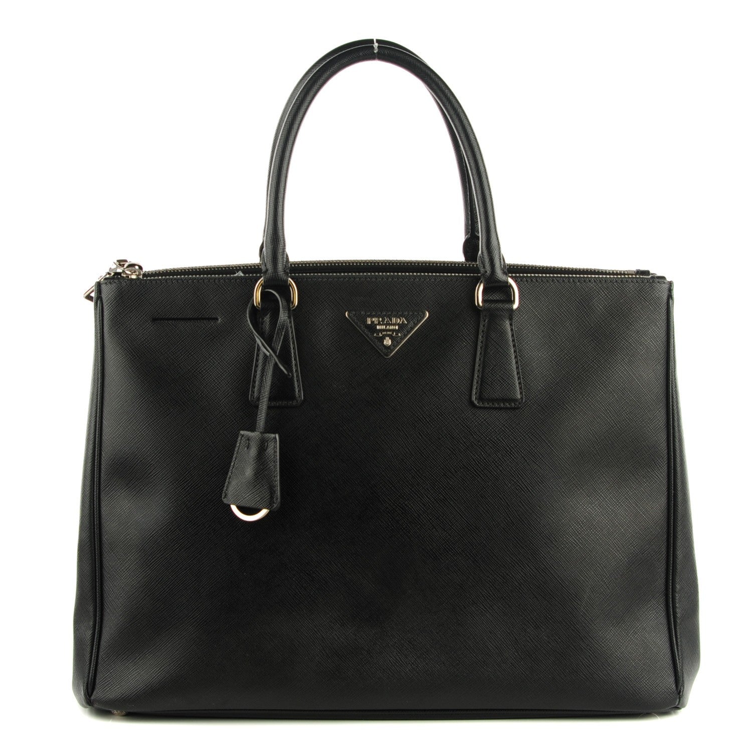 Prada Saffiano Large Galleria Double Zip Tote Black 1 of 9