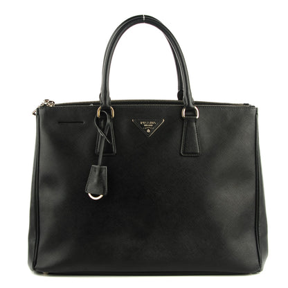 Prada Saffiano Large Galleria Double Zip Tote Black 1 of 9