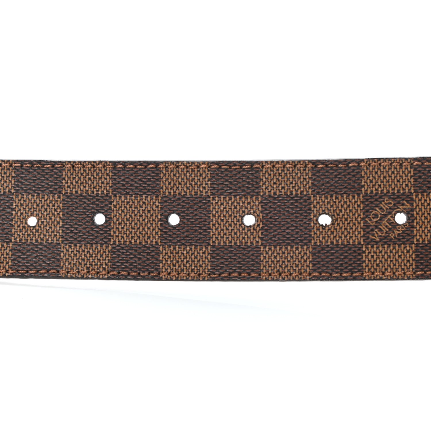 Louis Vuitton Damier Ebene 40mm LV Initiales Belt 85 34 3 of 10