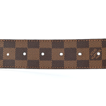 Louis Vuitton Damier Ebene 40mm LV Initiales Belt 85 34 3 of 10