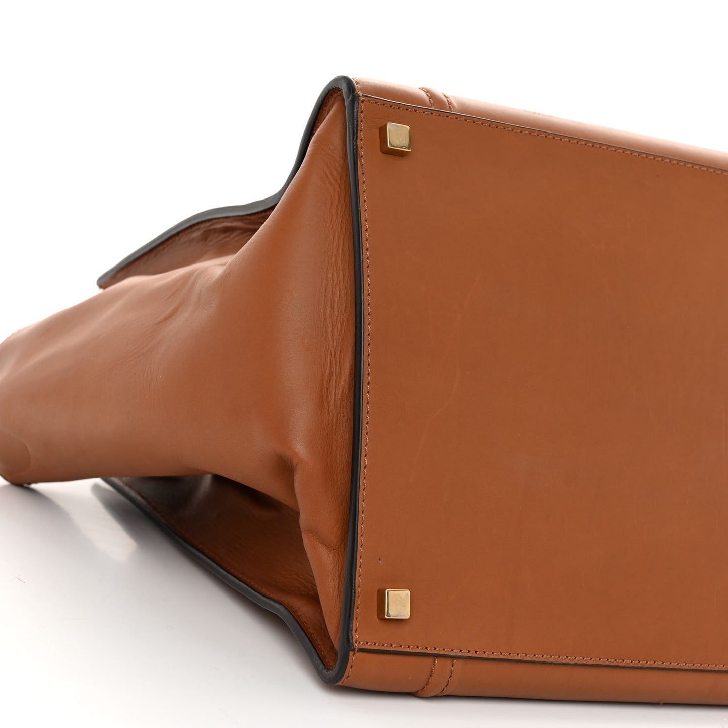 Smooth Calfskin Medium Phantom Luggage Tan