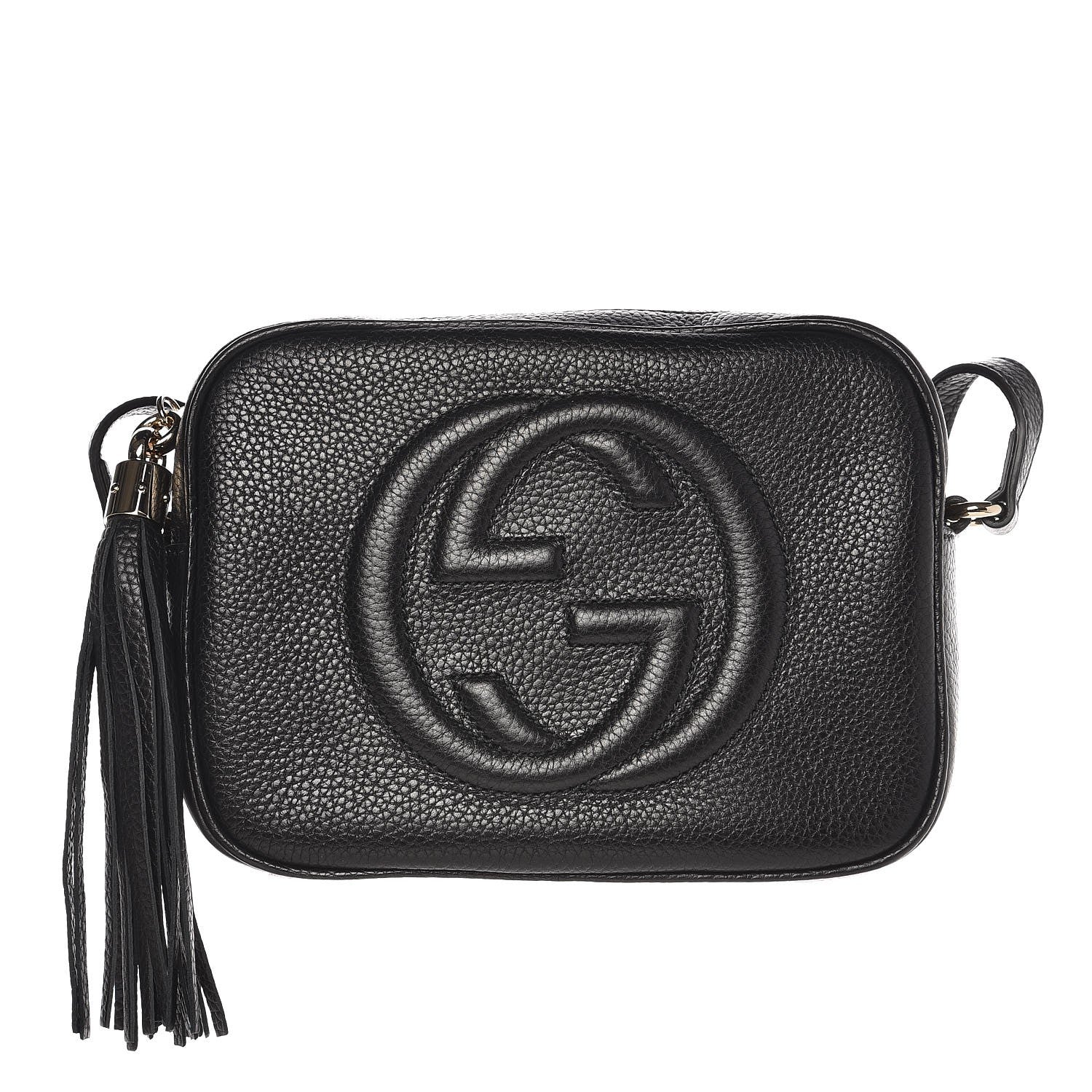 Gucci Pebbled Calfskin Small Soho Disco Bag Black 1 of 7