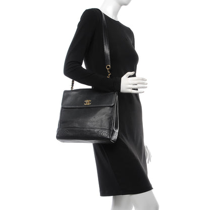 Chanel Caviar CC Shoulder Bag Black 2 of 15