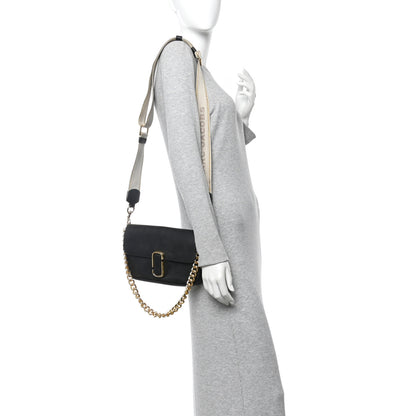 Marc Jacobs Calfskin The J Marc Shoulder Bag Black 2 of 13