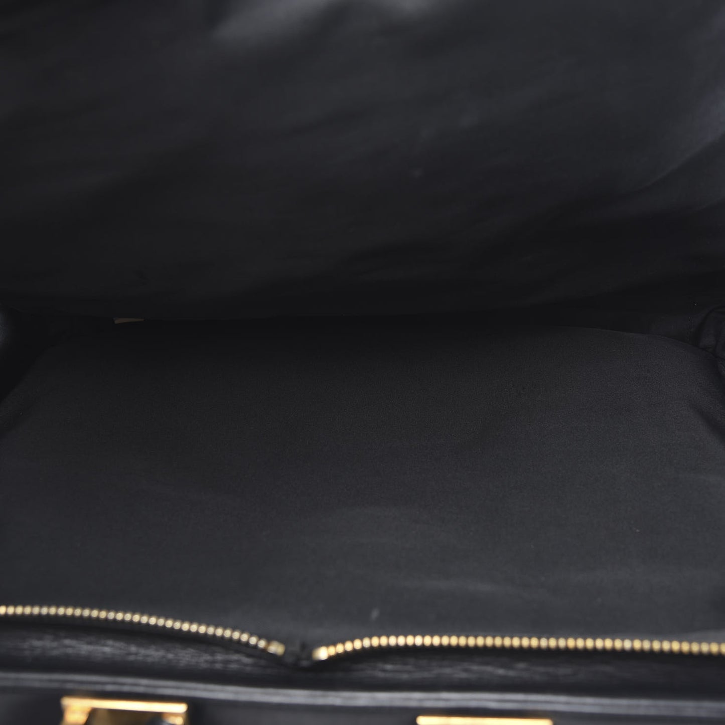 Lambskin Stitched Suitcase Travel Bag Black