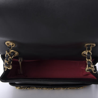 Chanel Calfskin Quilted Enchained Flap Black 5 of 9