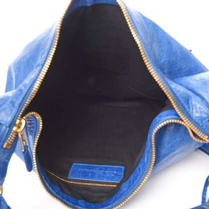 Balenciaga Chevre Giant 21 Gold Hardware Hobo French Bleu 5 of 12