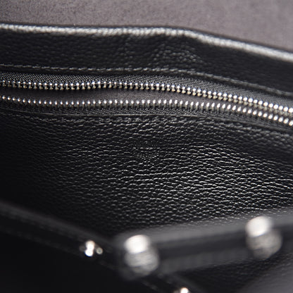 MCM Grained Calfskin Visetos Medium Sarah Hobo Black 6 of 10