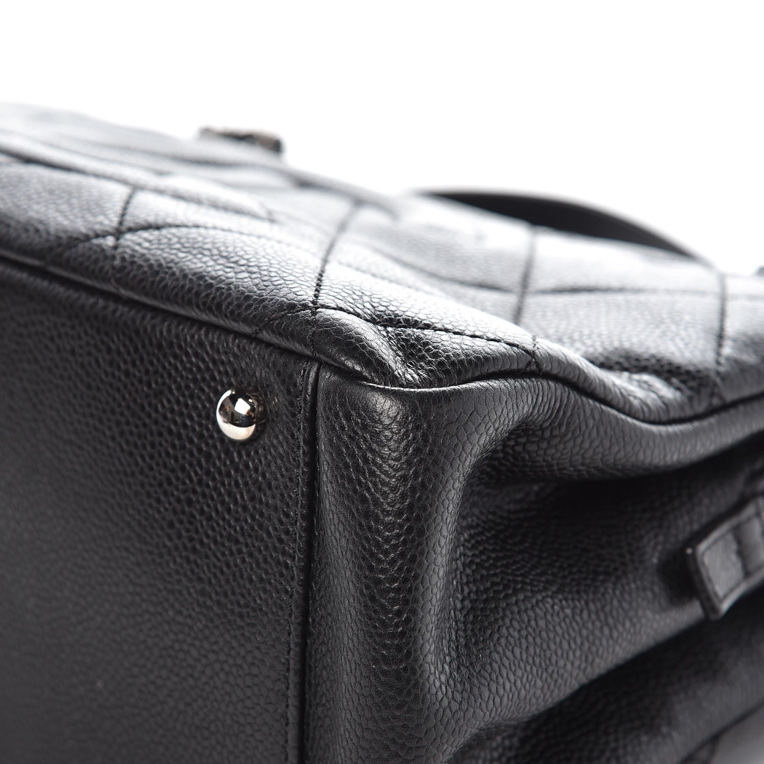 Chanel Caviar Quilted Shopping Tote Black 9 of 9