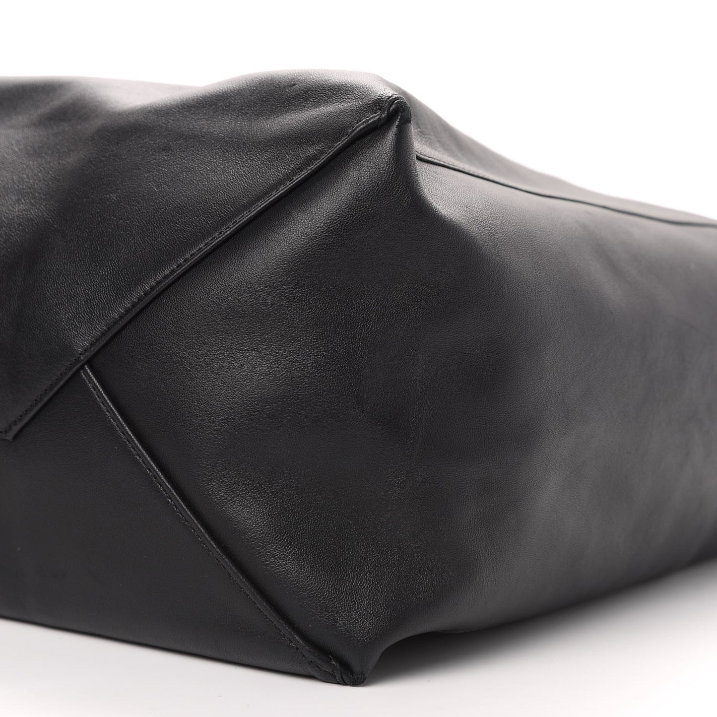 Lambskin Horizontal Cabas Black