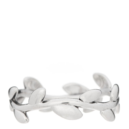 Tiffany Sterling Silver Narrow Paloma Picasso Olive Leaf Band Ring 52 6 3 of 5