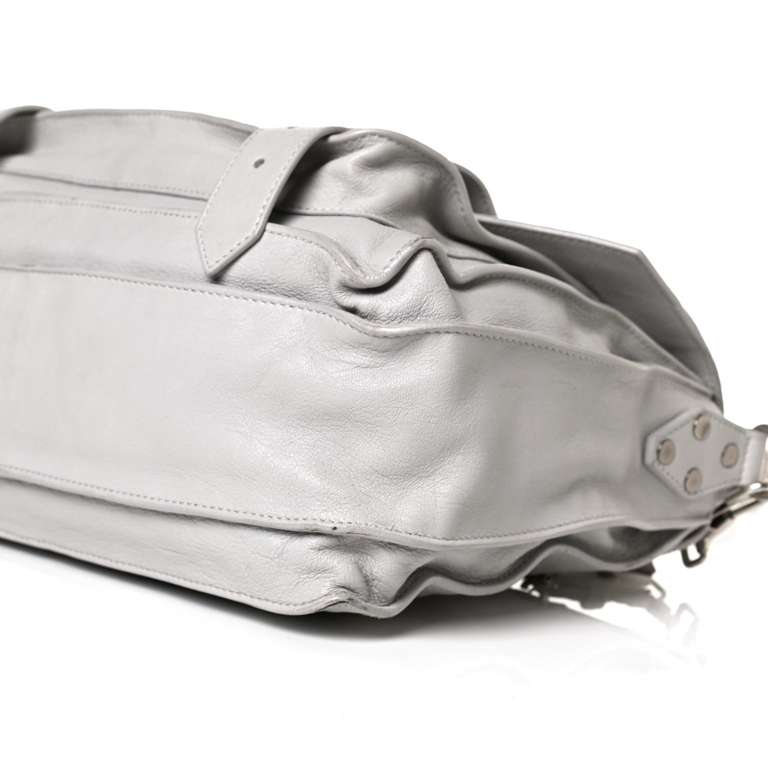 Proenza Schouler Lambskin Medium PS1 Satchel Pale Steel 10 of 15