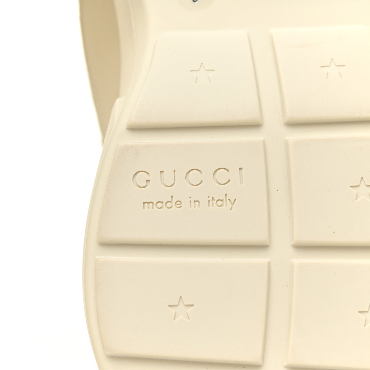 Calfskin Interlocking G Logo Mens Rhyton Sneakers 8 Ivory