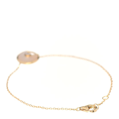 Cartier 18K Yellow Gold Diamond Mother of Pearl Amulette de Cartier Bracelet 2 of 7