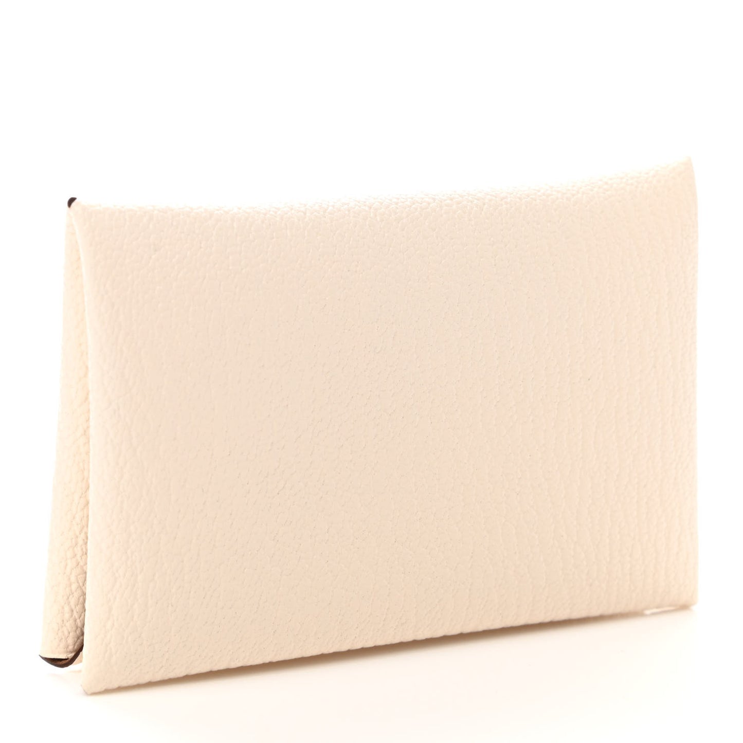 Chevre Mysore Verso Calvi Card Case Nata Biscuit