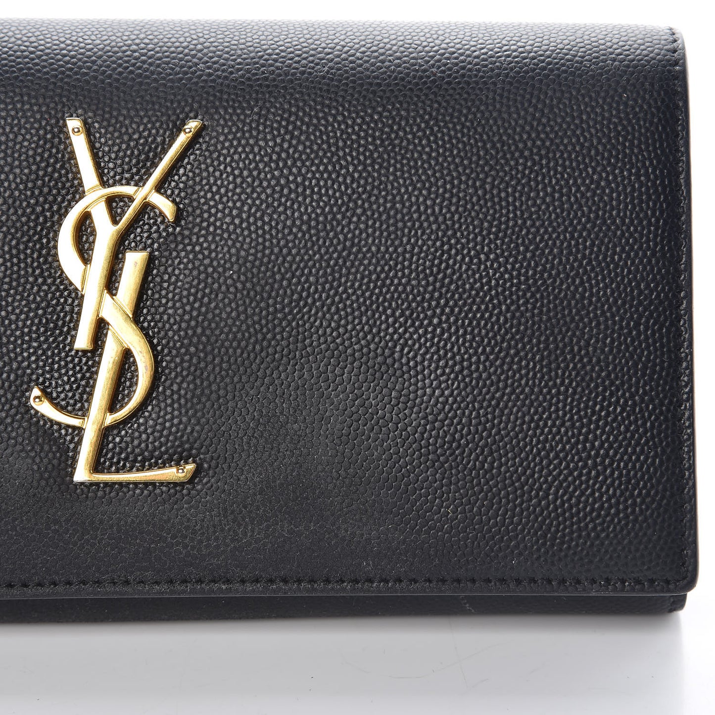 Grain De Poudre Classic Monogram Cassandre Wallet Black