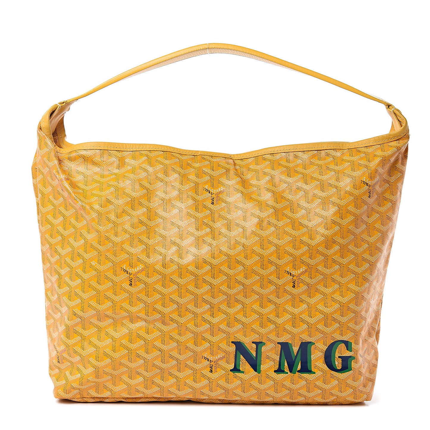 Goyardine Fidji Zip Hobo Yellow
