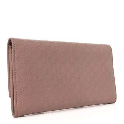 Gucci Microguccissima Bow Continental Wallet Soft Pink 3 of 9