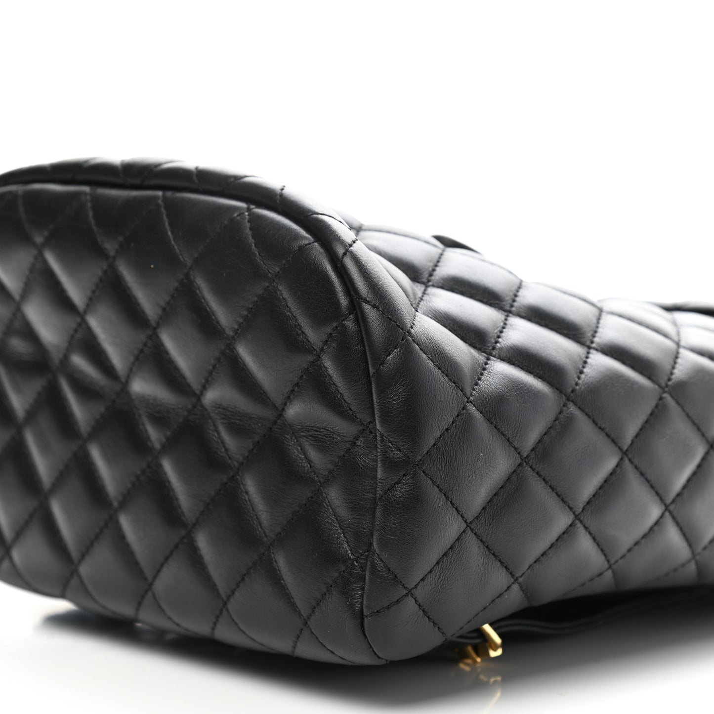 Lambskin Quilted Small Urban Spirit Backpack Black
