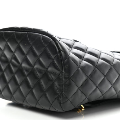 Chanel Lambskin Quilted Small Urban Spirit Backpack Black 10 of 10