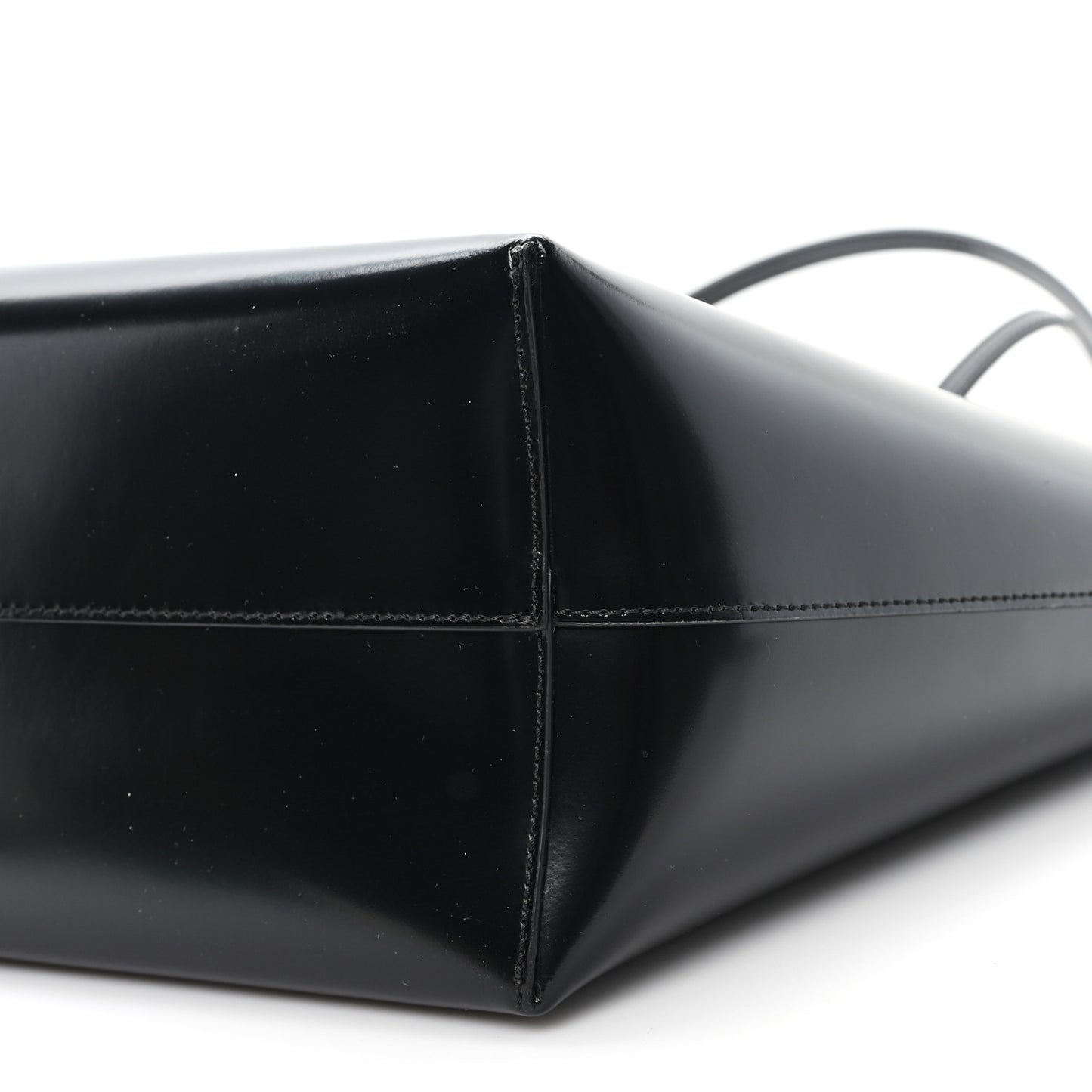 Calfskin Sculpture Day Off Tote Bag Black White