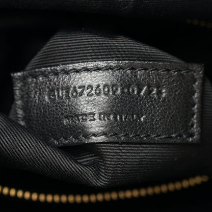 Saint Laurent Lambskin Matelasse Monogram Joe Backpack Black 7 of 11