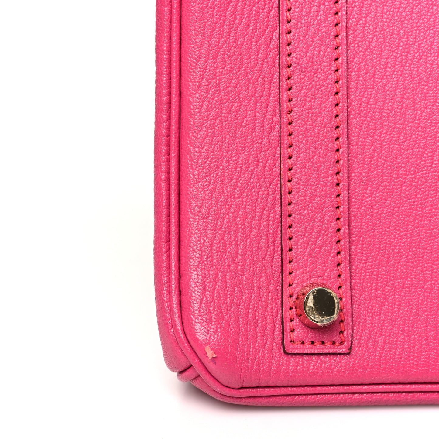 Chevre Mysore Birkin 30 Rose Shocking