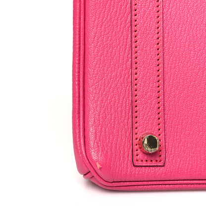 Hermes Chevre Mysore Birkin 30 Rose Shocking 16 of 16