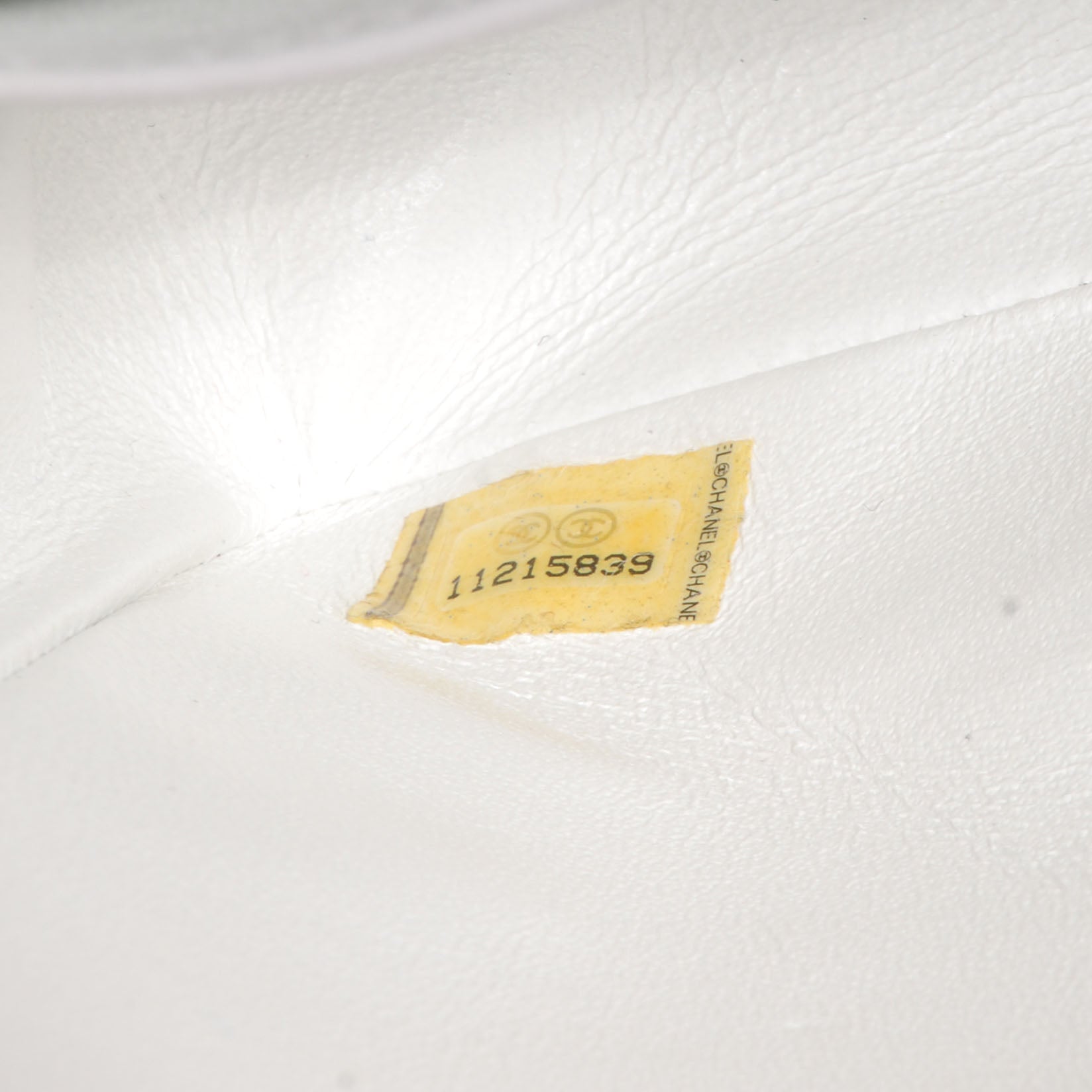 Chanel Caviar Quilted Medium Double Flap White 8 of 9