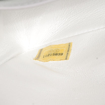 Chanel Caviar Quilted Medium Double Flap White 8 of 9